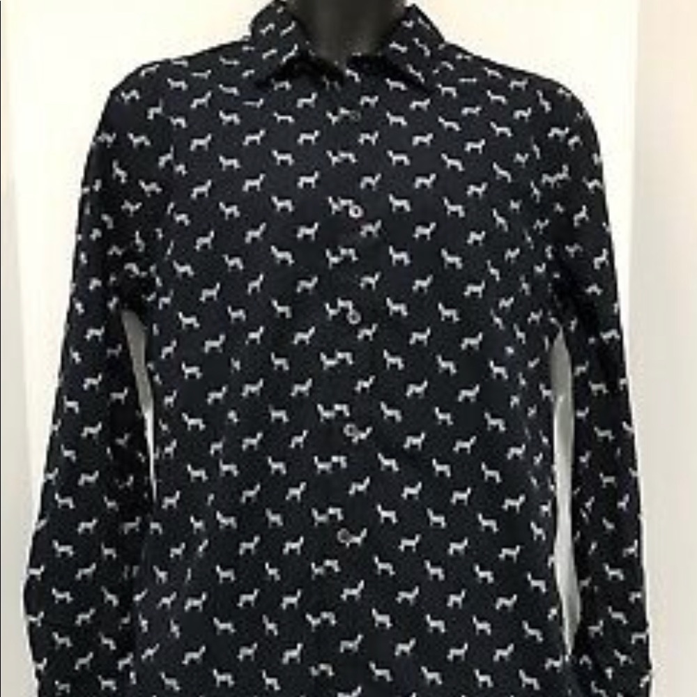 Zebra Button Down.